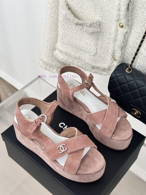 Chanel | Chanel 24C Spring/Summer New ProductsCross strap thick soled sandalsThis year, Gran0hcfhlt0 - Image 4