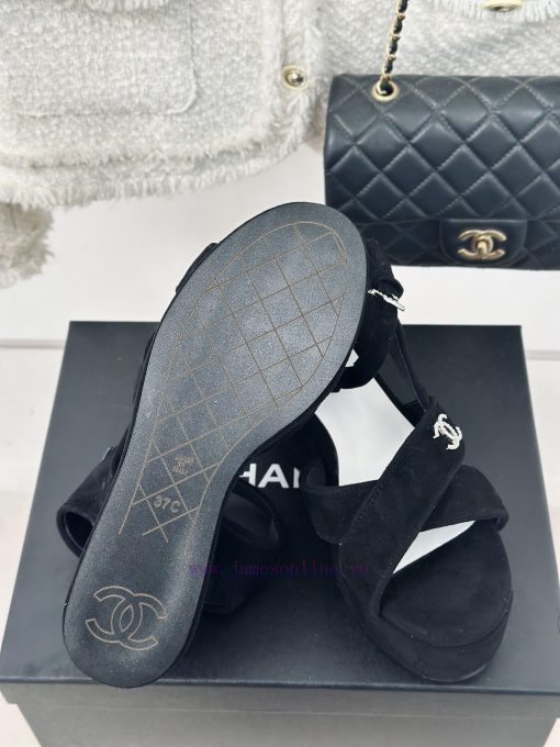 Chanel | Chanel 24C Spring/Summer New ProductsCross strap thick soled sandalsThis year, Gran4cdg7fo3 - Image 10