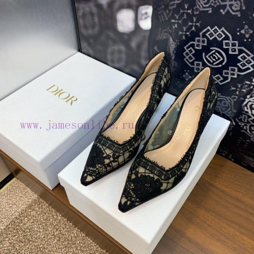 J'ADIOR Dior 2024 Spring/Summer New Women's Shoes CD Roses Full Body Jacquard Embroidery Letv7vtpd8w