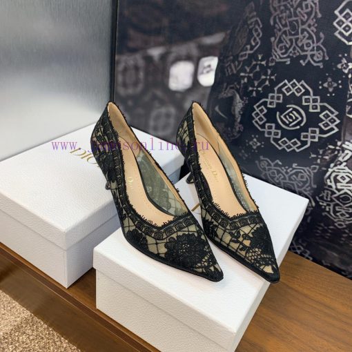 J'ADIOR Dior 2024 Spring/Summer New Women's Shoes CD Roses Full Body Jacquard Embroidery Letv7vtpd8w - Image 4