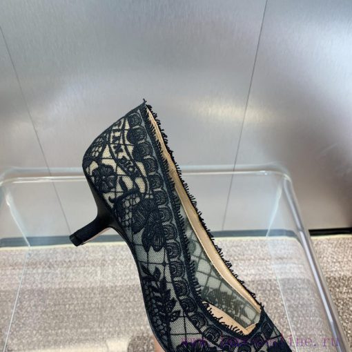 J'ADIOR Dior 2024 Spring/Summer New Women's Shoes CD Roses Full Body Jacquard Embroidery Letv7vtpd8w - Image 9