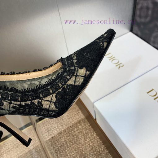 J'ADIOR Dior 2024 Spring/Summer New Women's Shoes CD Roses Full Body Jacquard Embroidery Let5bz3wq6t - Image 9