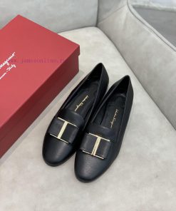 In stock SF salvatore Ferraga * o Ferra * brand new vara round toe big bow cowhide face loafve790e8f
