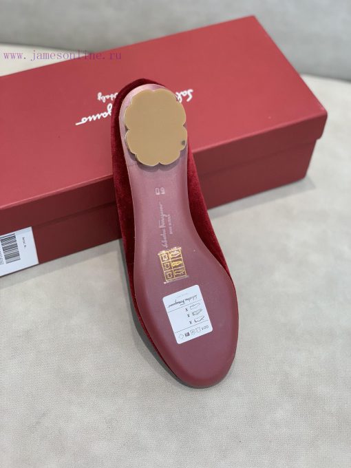 In stock SF salvatore Ferraga * o Ferra * brand new vara round toe big bow cowhide face loafllwqxn4u - Image 10
