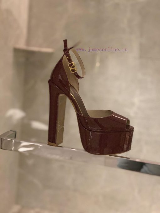 Valent * no hates the sky high waterproof platform fish mouth patent leather high heels, whimdvf3b3u - Image 6