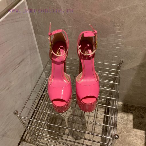 Valent * no hates the sky high waterproof platform fish mouth patent leather high heels, whijp56h2a2 - Image 3