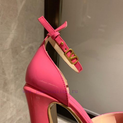 Valent * no hates the sky high waterproof platform fish mouth patent leather high heels, whijp56h2a2 - Image 9
