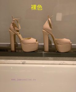 Valent * no hates the sky high waterproof platform fish mouth patent leather high heels, whizrhv38x9