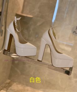 Valent * no hates the sky high waterproof platform pointed patent leather high heels, which ajso1f7m