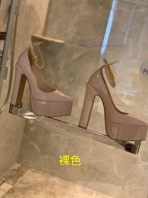 Valent * no hates the sky high waterproof platform pointed patent leather high heels, which il3d7l79