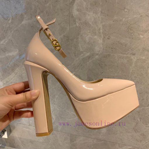 Valent * no hates the sky high waterproof platform pointed patent leather high heels, which il3d7l79 - Image 7