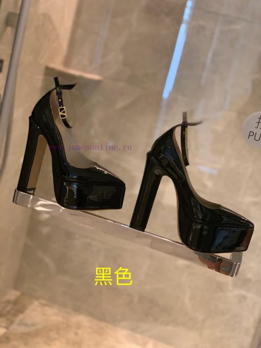 Valent * no hates the sky high waterproof platform pointed patent leather high heels, which 0kvtxrhh
