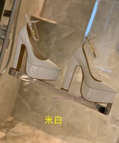 Valent * no hates the sky high waterproof platform pointed patent leather high heels, which xscxtji7