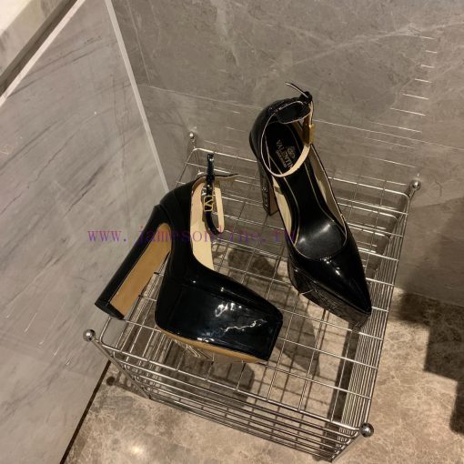 Valent * no hates the sky high waterproof platform pointed patent leather high heels, which 0kvtxrhh - Image 4