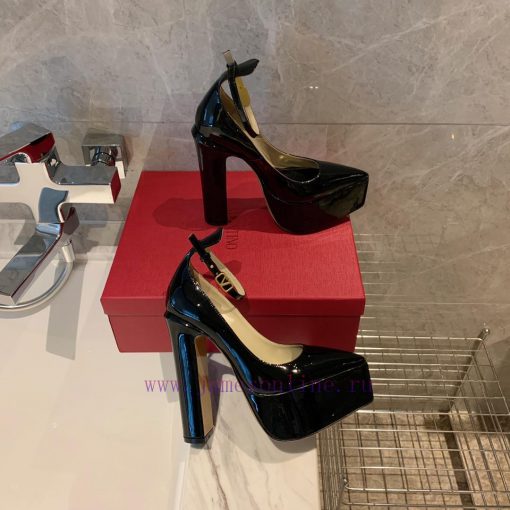 Valent * no hates the sky high waterproof platform pointed patent leather high heels, which 0kvtxrhh - Image 5