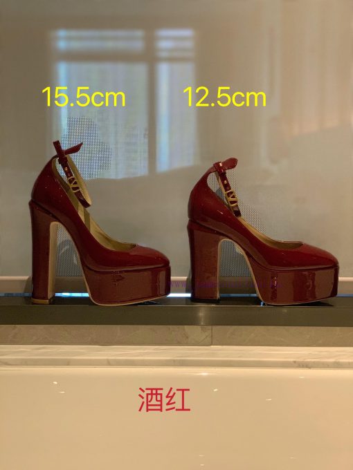 Valent * no hates the sky high waterproof platform patent leather high heels, which integratvutqb9zu