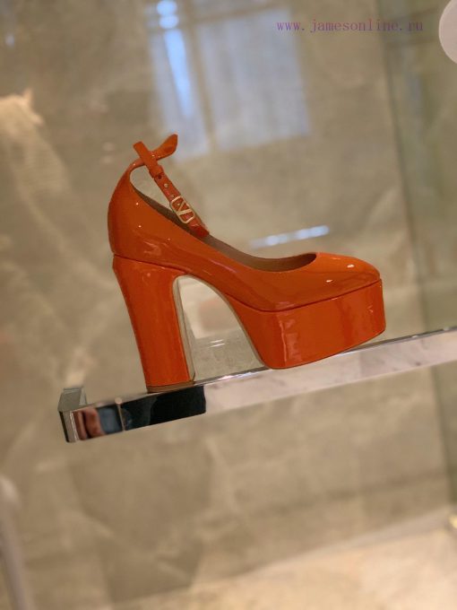 Valent * no hates the sky high waterproof platform patent leather high heels, which integrat9r6abm6r - Image 10