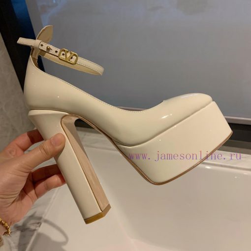 Valent * no hates the sky high waterproof platform patent leather high heels, which integratygfo7kw4 - Image 5