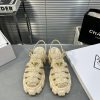 Prada Prada The new Lafite straw woven Roman sandals are the popular straw woven series thist87fehqc