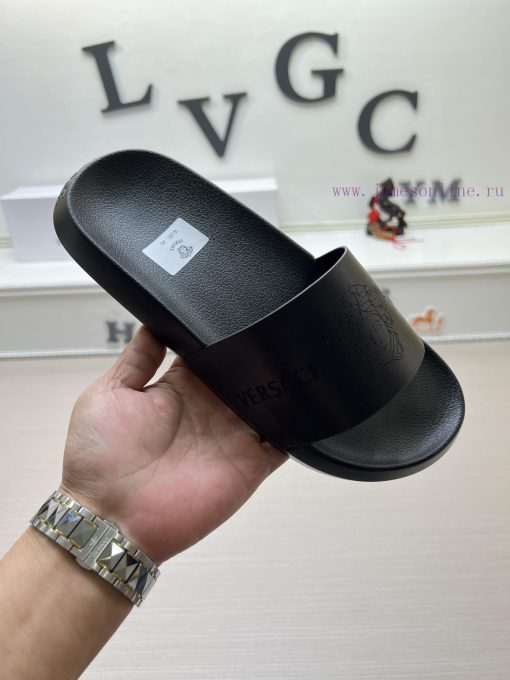 Versace slippers men's high-end brand official website 11 latest masterpiece original mold c7tylidkt - Image 2
