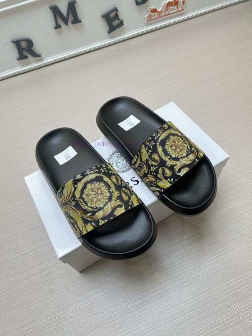 Versace slippers men's high-end brand official website 11 latest masterpiece original mold c0ny1v226 - Image 4