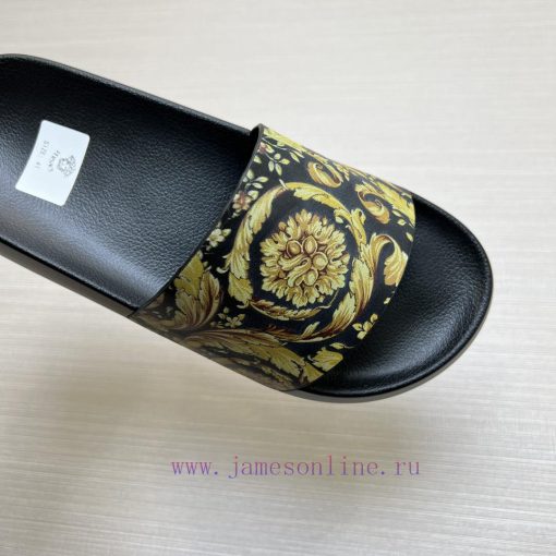 Versace slippers men's high-end brand official website 11 latest masterpiece original mold c0ny1v226 - Image 7
