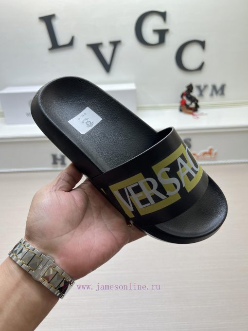 Versace slippers men's high-end brand official website 11 latest masterpiece original mold cnpx0xcdf - Image 2