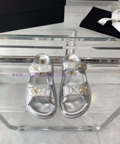 Chanel's new beach half drag sandals, top-level super version, super popular style, essentiae8xvfw1v