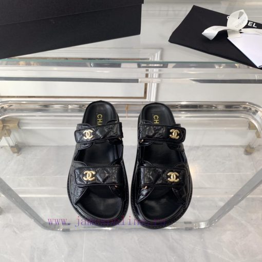 Chanel's new beach half drag sandals, top-level super version, super popular style, essentiacyznvuw7
