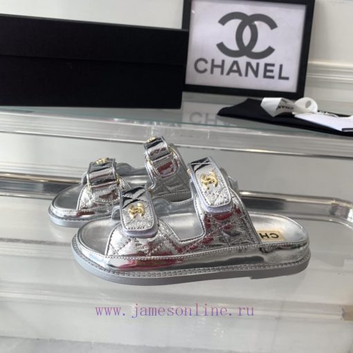 Chanel's new beach half drag sandals, top-level super version, super popular style, essentiae8xvfw1v - Image 3