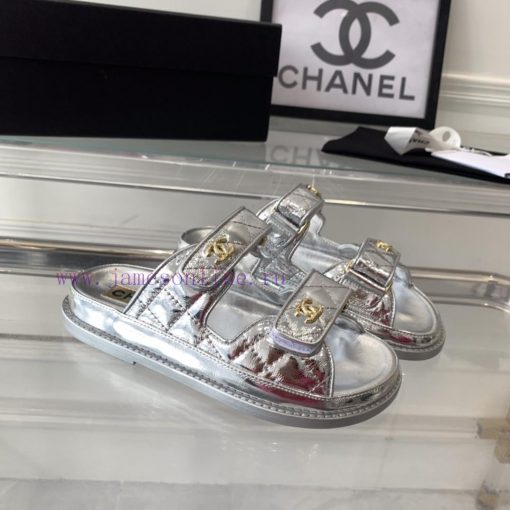 Chanel's new beach half drag sandals, top-level super version, super popular style, essentiae8xvfw1v - Image 4