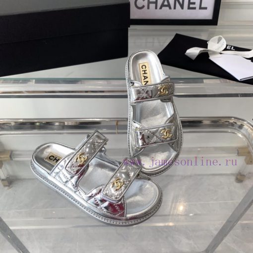 Chanel's new beach half drag sandals, top-level super version, super popular style, essentiae8xvfw1v - Image 8