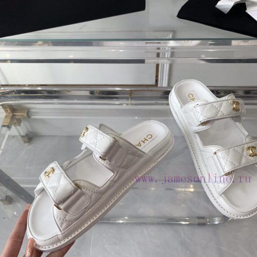 Chanel's new beach half drag sandals, top-level super version, super popular style, essentiav0fvuf94 - Image 5