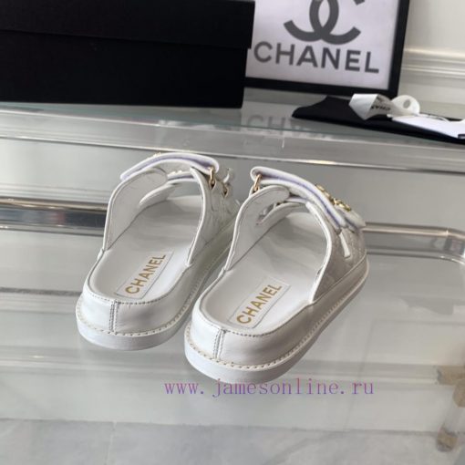 Chanel's new beach half drag sandals, top-level super version, super popular style, essentiav0fvuf94 - Image 9