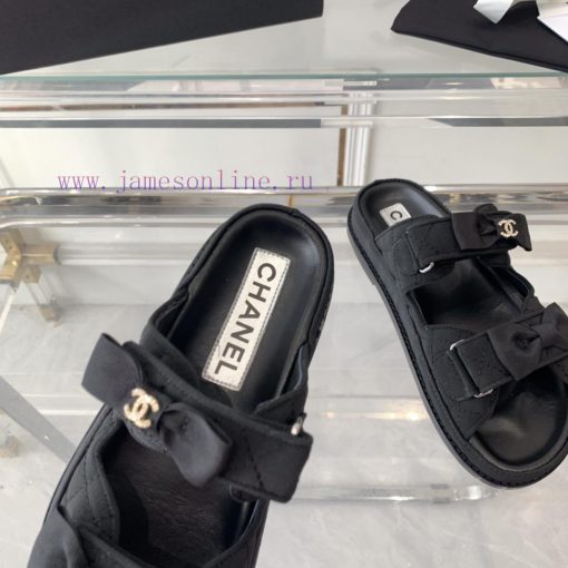 Chanel's new beach sandals on canvas, top of the line super version, super popular style, esx7xgalhn - Image 6
