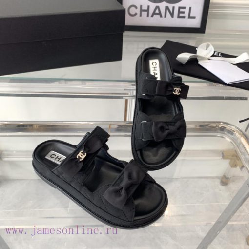 Chanel's new beach sandals on canvas, top of the line super version, super popular style, esx7xgalhn - Image 7
