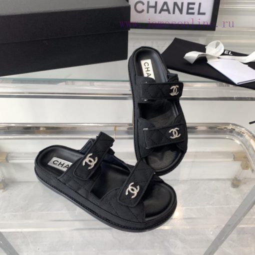Chanel's new beach sandals on canvas, top of the line super version, super popular style, es72cu5opi - Image 8