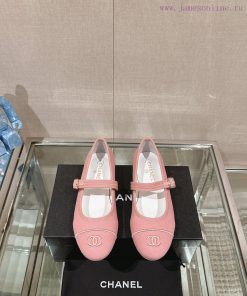 -24Ss Spring/Summer New Chanel Striped Cloth Mary Jane Single ShoesThis striped cloth Mary Jnvmjm1za