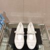 -24Ss Spring/Summer New Chanel Striped Cloth Mary Jane Single ShoesThis striped cloth Mary J5nq88yry