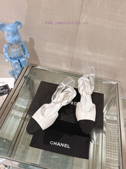 -24Ss spring/summer new Chanel kitten heel with buckle strap sandalsI really don't have any yc425ekc - Image 5