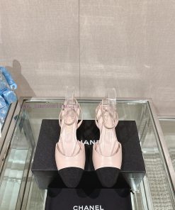 -24Ss spring/summer new Chanel kitten heel with buckle strap sandalsI really don't have any 8omei1hb