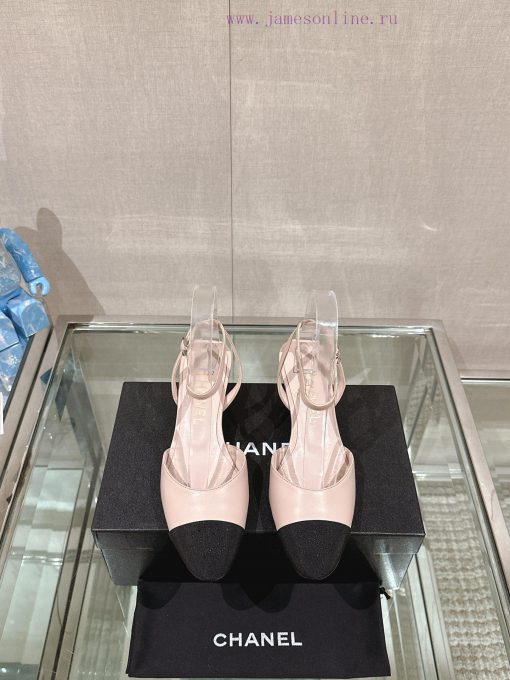 -24Ss spring/summer new Chanel kitten heel with buckle strap sandalsI really don't have any 8omei1hb - Image 2