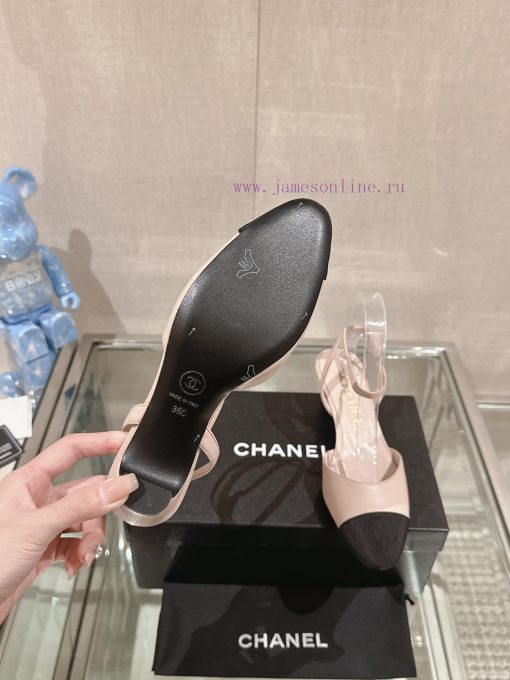 -24Ss spring/summer new Chanel kitten heel with buckle strap sandalsI really don't have any 8omei1hb - Image 10