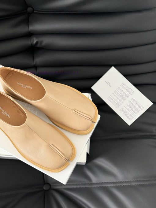 High quality Maison Margiela MM6 split toe shoes Tabi Italian vegetable tanned sheepskinFor y58jf0tl - Image 8