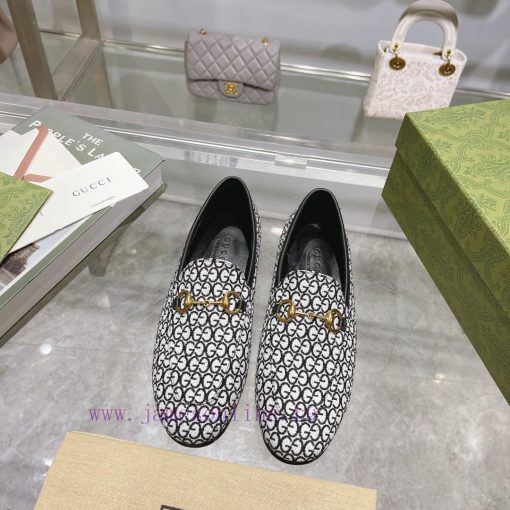 1819-A, black, sizes 35-40. 41 custom-made single shoe series fabric with double G-pattern czix9sc5i - Image 2