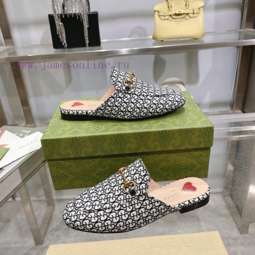 1803-A, black, sizes 35-40. 41 custom-made single shoe series fabric with double G-pattern f63jyspl4 - Image 5