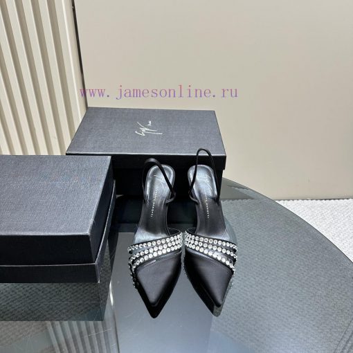 Giuseppe ZanottiGZ 2024s new rhinestone high heelsLacquer leather shoe headpiece with rhines8irgduq8 - Image 3