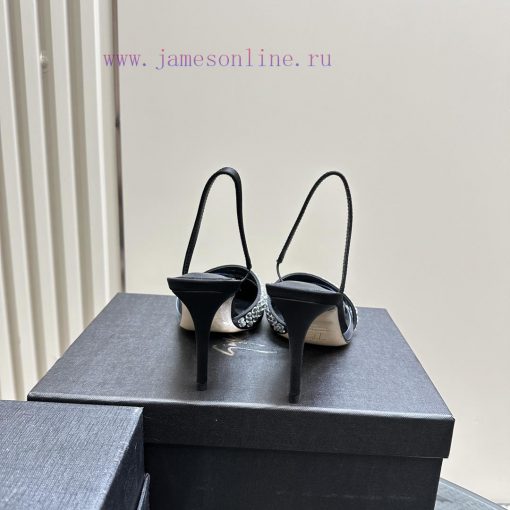 Giuseppe ZanottiGZ 2024s new rhinestone high heelsLacquer leather shoe headpiece with rhines8irgduq8 - Image 7