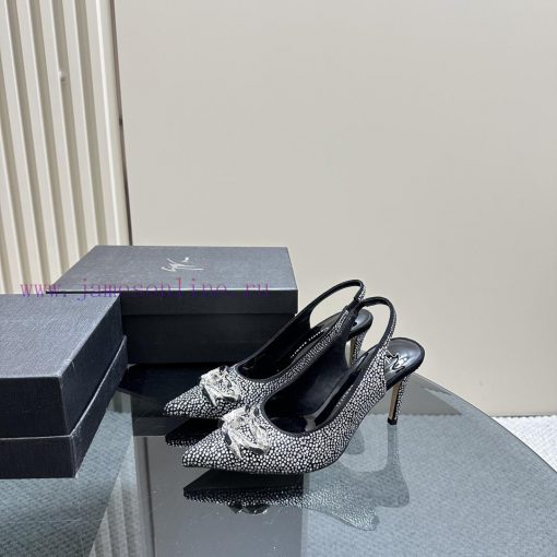 Giuseppe ZanottiGZ 2024s new rhinestone high heelsThe rhinestone heel wraps around Yangjing,zk0qsxsz - Image 2