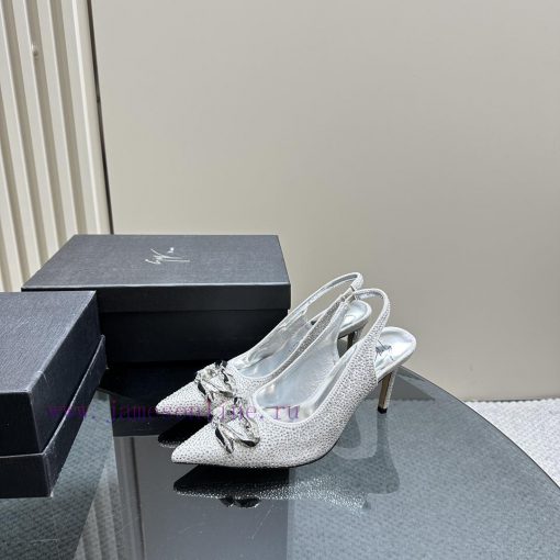 Giuseppe ZanottiGZ 2024s new rhinestone high heelsThe rhinestone heel wraps around Yangjing,kxlvg79l - Image 2